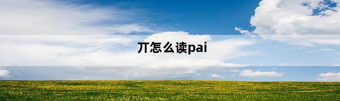 丌怎么读pai