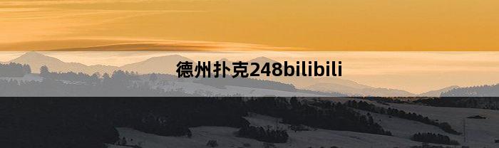 德州扑克248bilibili